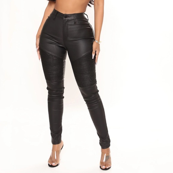 Fashion Nova Pants - Faux Leather Pants